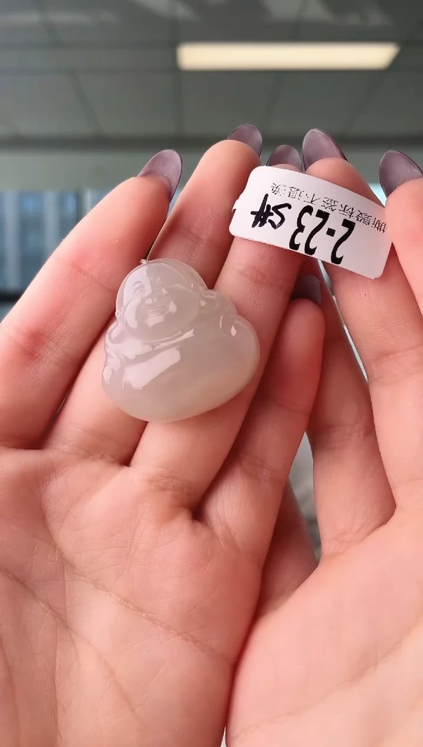 颈饰未镶嵌和田玉佛公 23