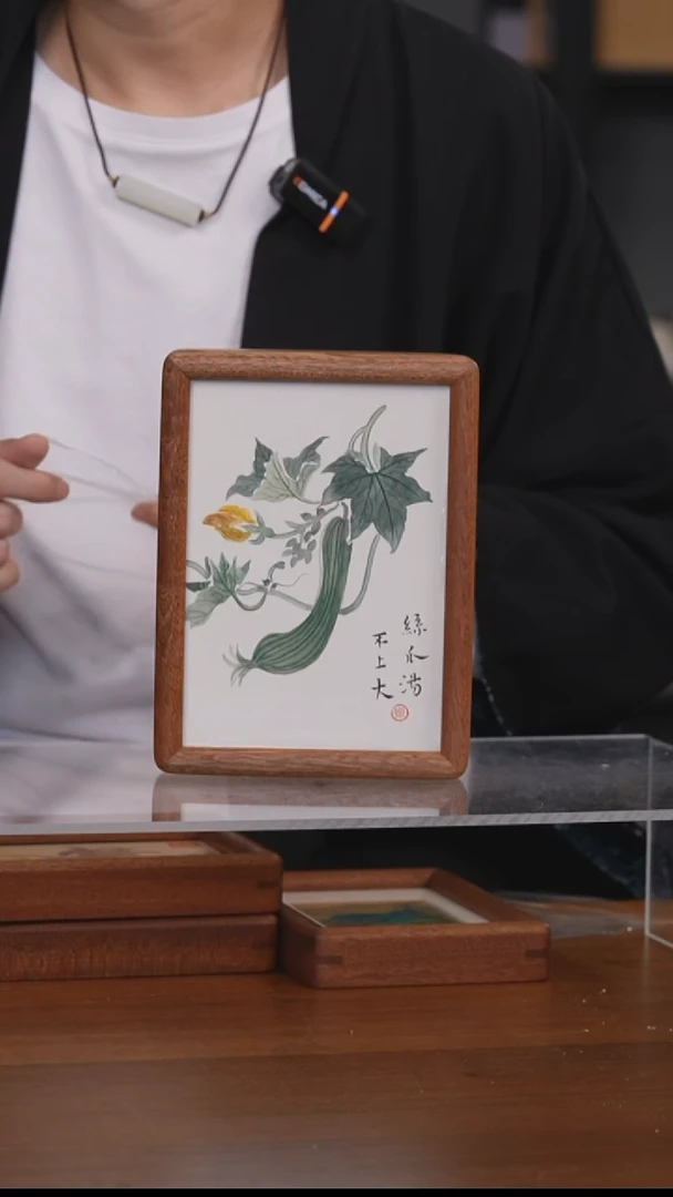 书法丝瓜汤摆台