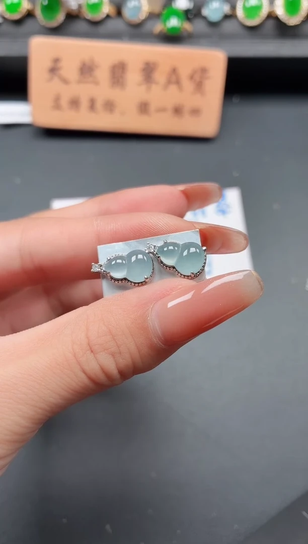 银S925镶嵌戒指翡翠11