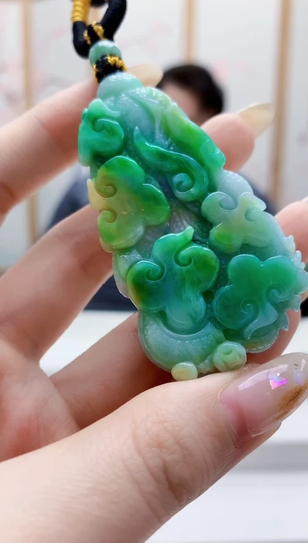 未镶嵌定制翡翠5060jw-毛货挂件21