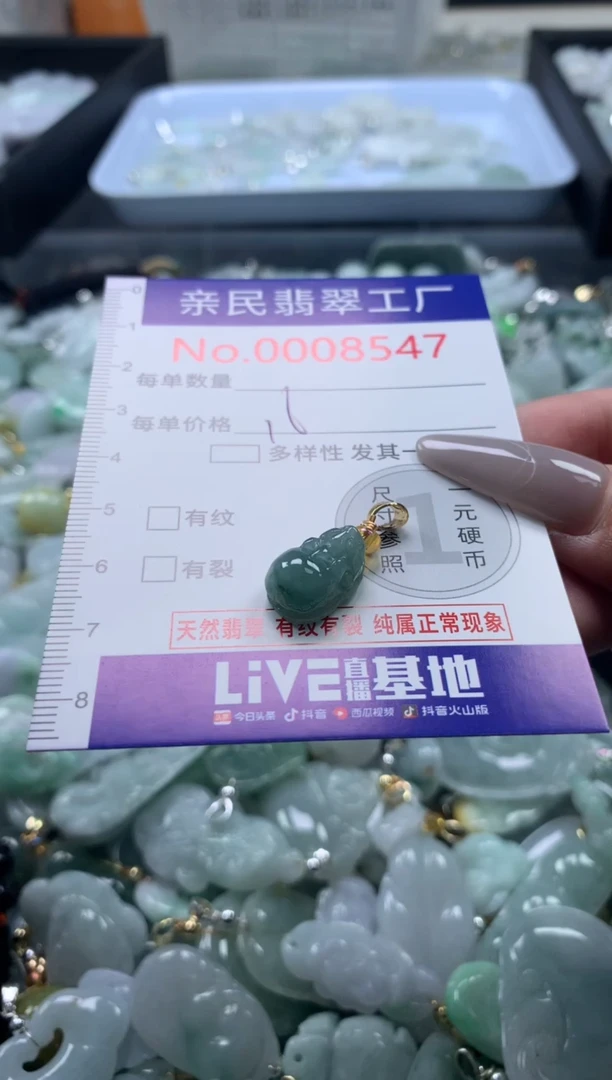 颈饰未镶嵌翡翠8547