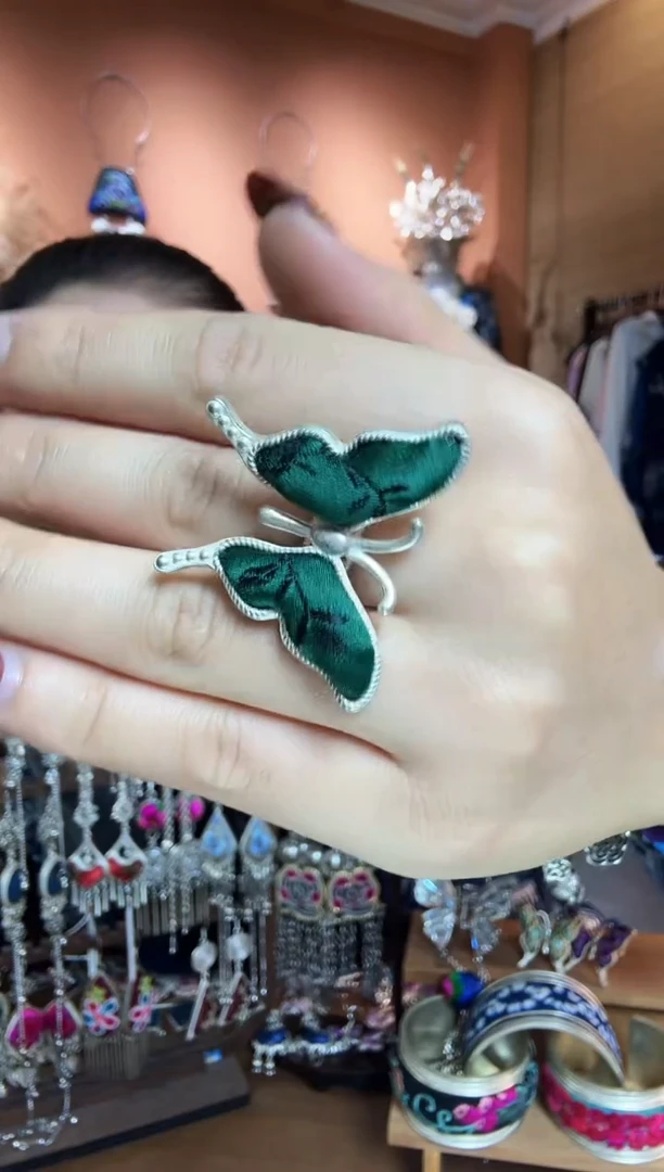 刺绣纯手工民族风戒指