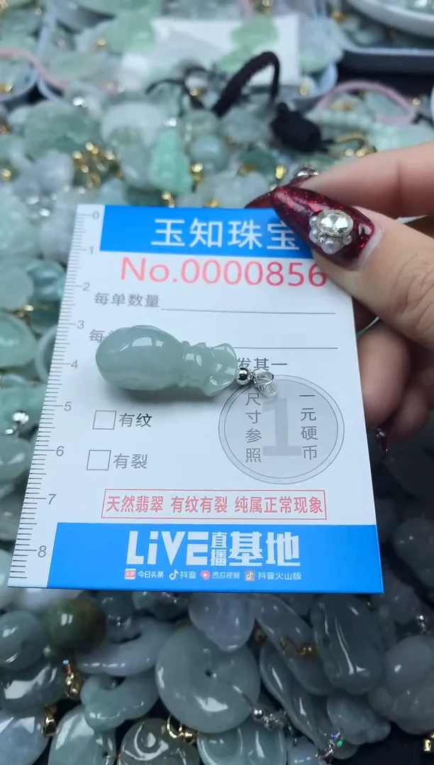 颈饰未镶嵌翡翠856