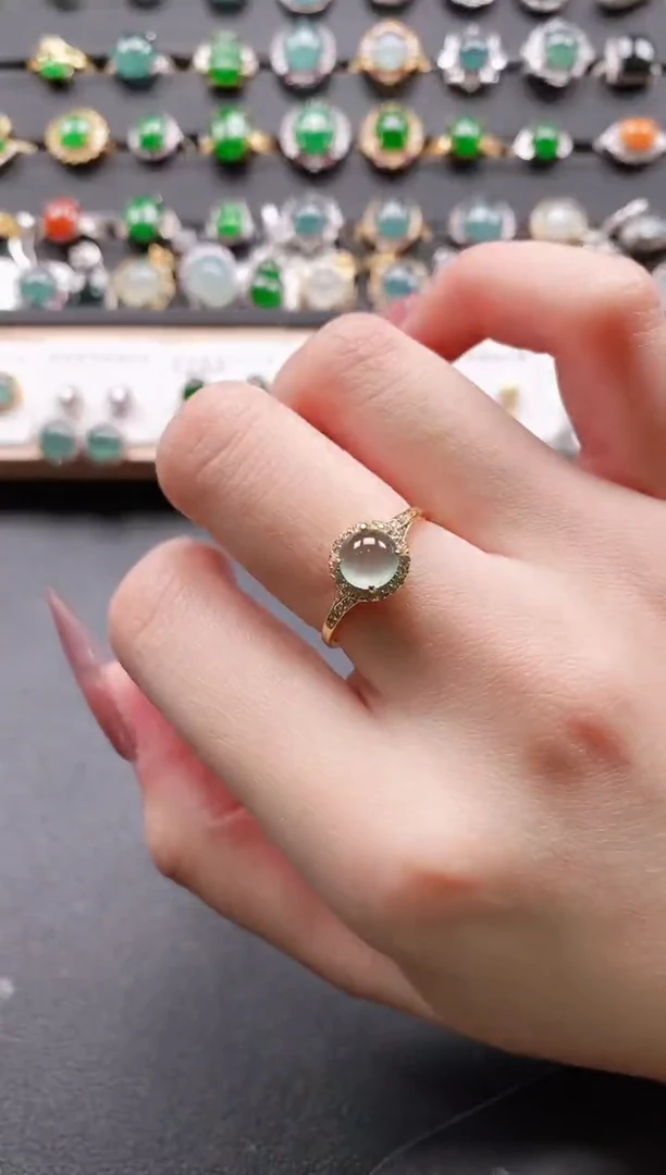 【闪购商品】翡翠戒指银S925镶嵌11111111