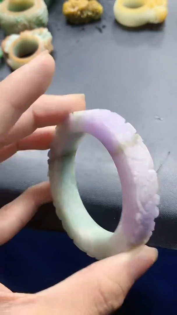 未镶嵌定制翡翠天然缅甸a货翡翠52圈口