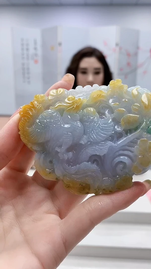 未镶嵌定制翡翠4829ry-毛货挂件100
