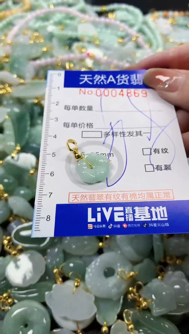颈饰未镶嵌翡翠天然A货翡翠