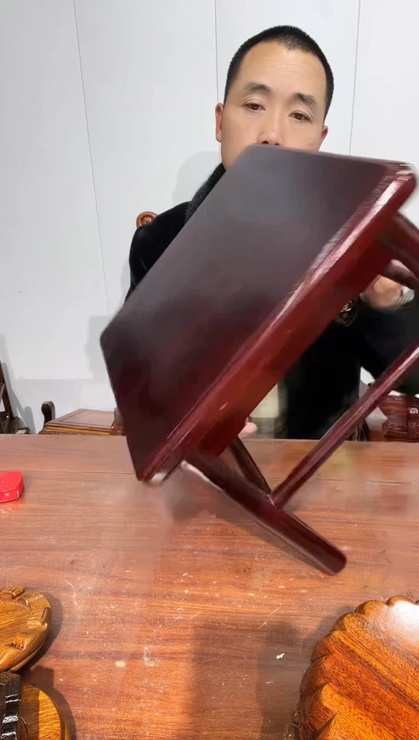 木非花正方独版小板凳30*30*26