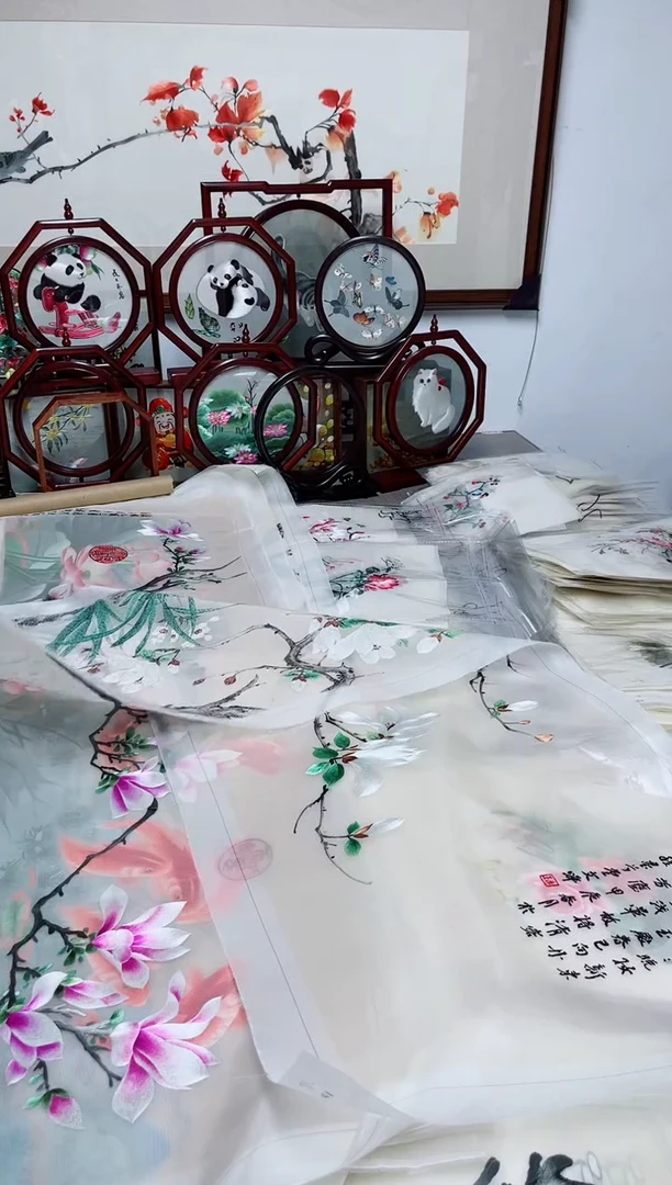 刺绣非遗纯手工双面绣