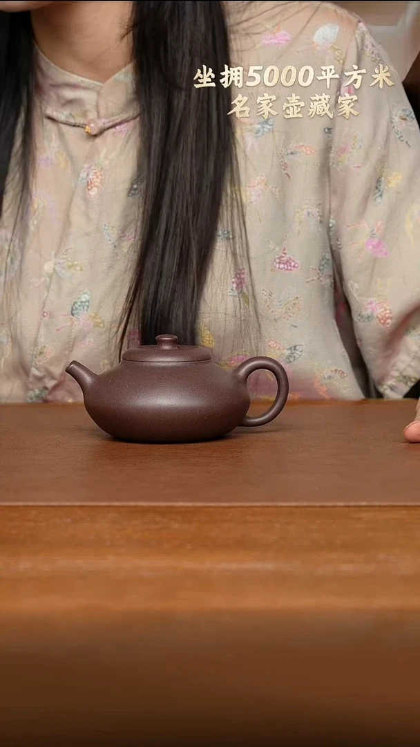 茶壶紫砂范兆丰老师 合欢 底槽清230CC