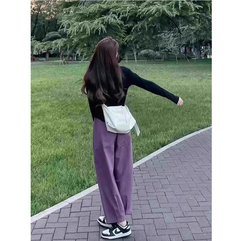 早秋穿搭2025新款女装时尚高级感韩系纯欲慵懒风松弛感减龄套装女