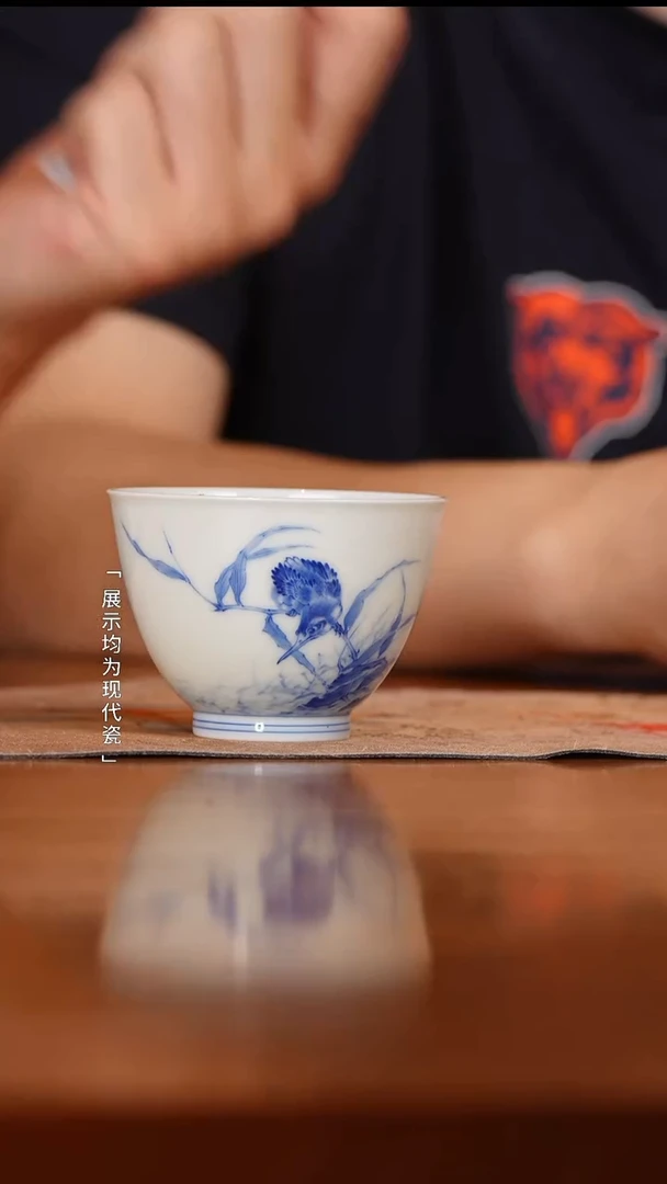 【瓷见如故】三和铭窑单翠大杯