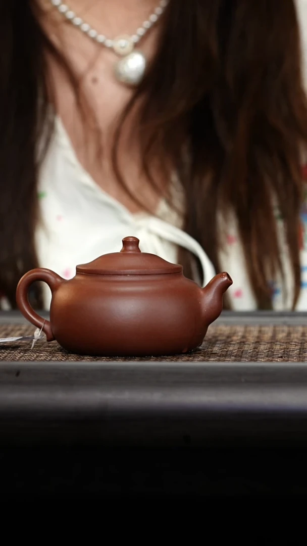 茶壶紫砂原矿紫砂圆韵壶 240cc