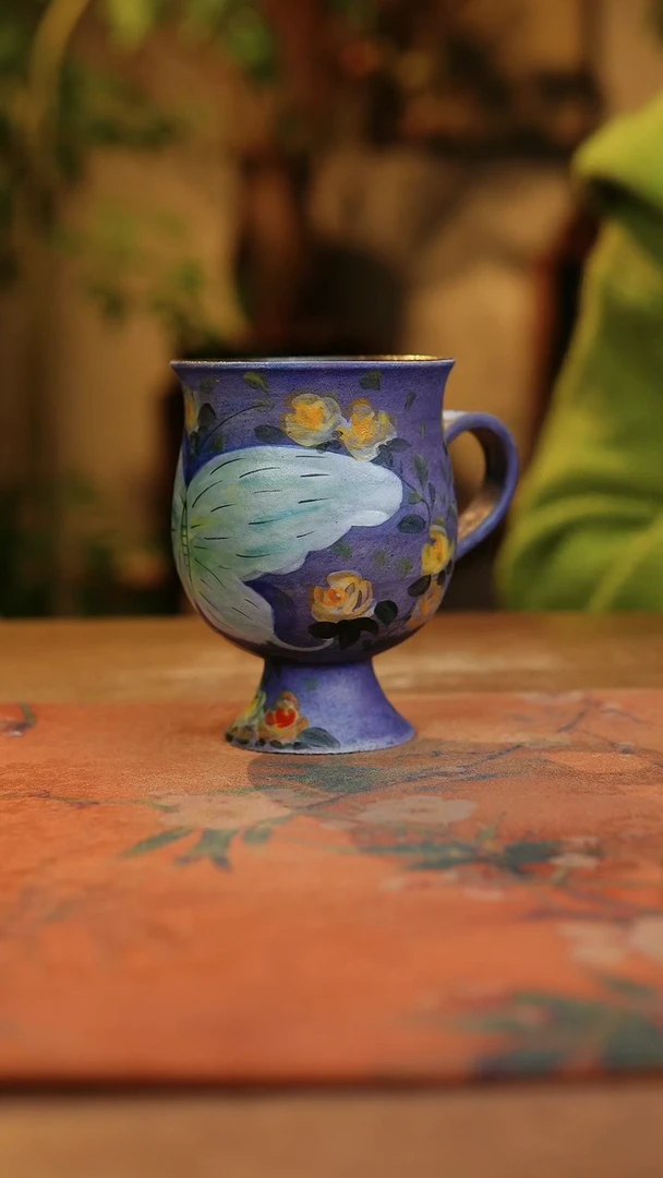 【闪购商品】瓷片1316景德镇手工手绘釉下彩高温瓷