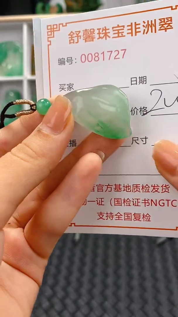 石英岩玉未镶嵌颈饰1727
