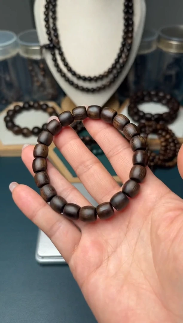 【闪购商品】沉香手串9mm越南芽庄留疤白奇楠