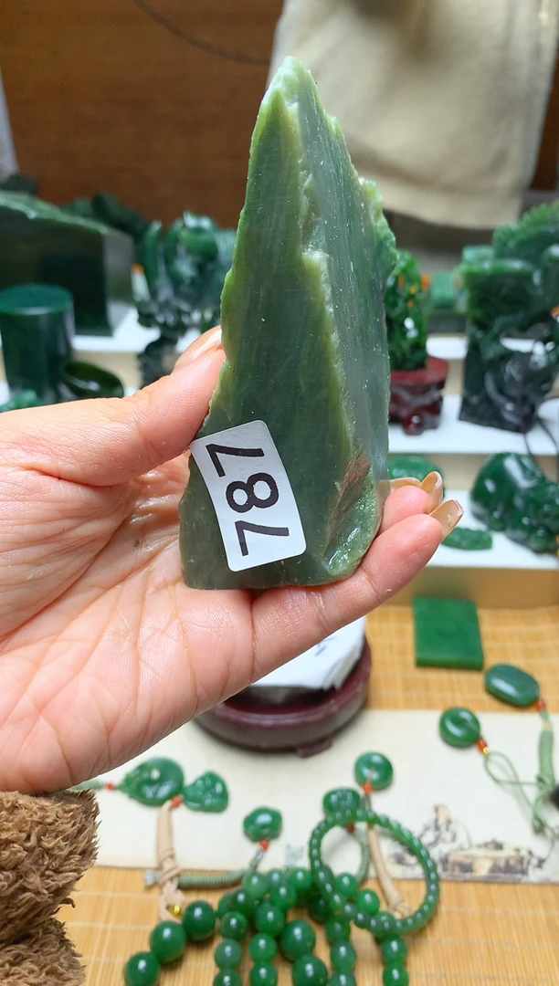 未镶嵌和田玉珠宝半成品1
