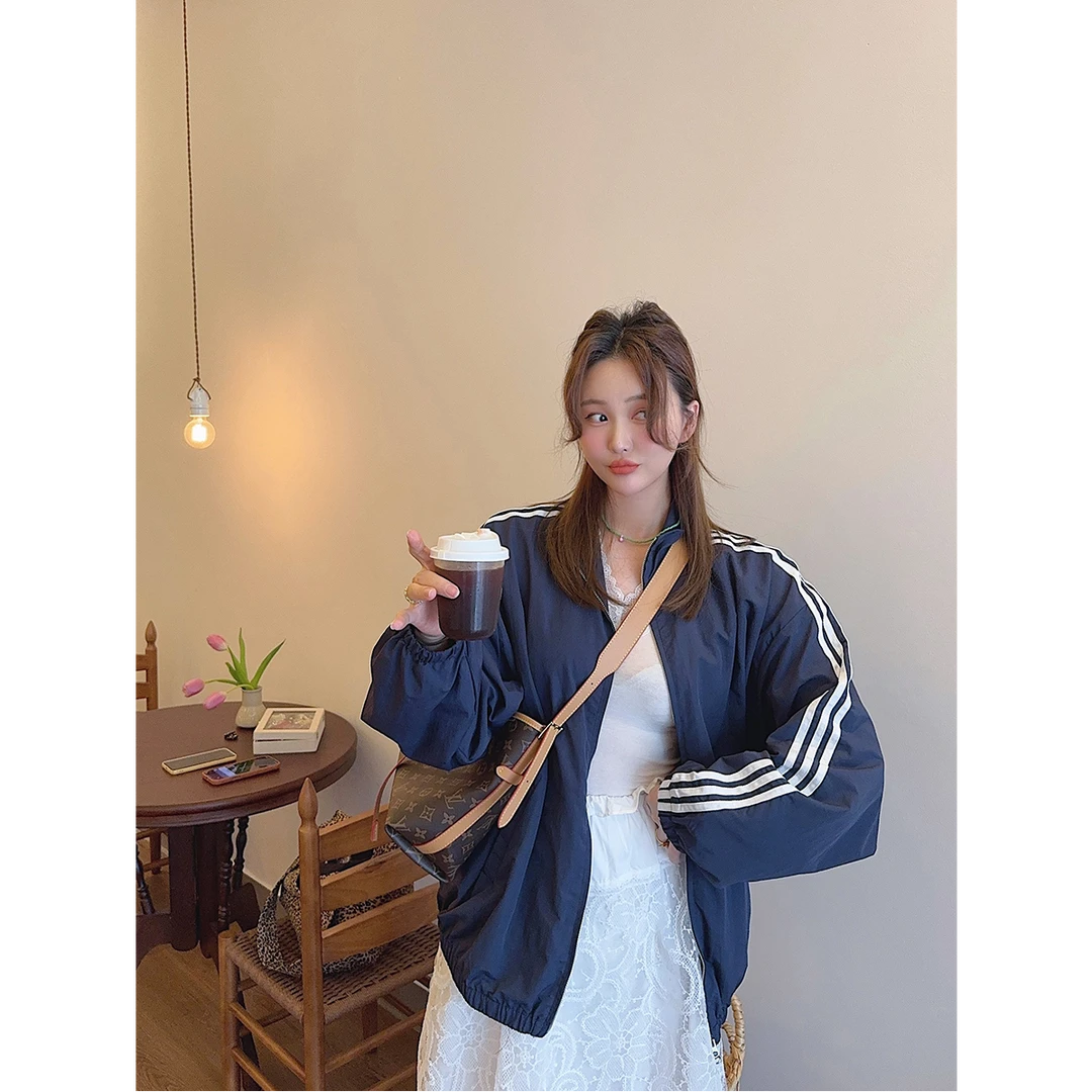 智英欧尼【藏青色外套女款爆款2025新款学院风女士外套冬款】
