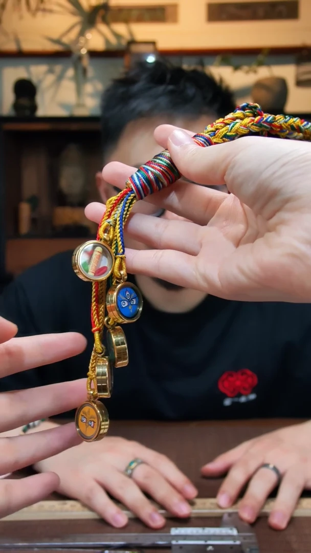 吊坠21五路财神法眼唐卡车挂HJ