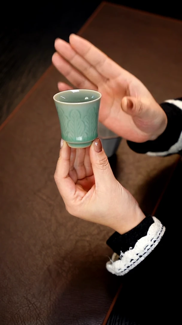青瓷手工茶器包邮不带礼盒