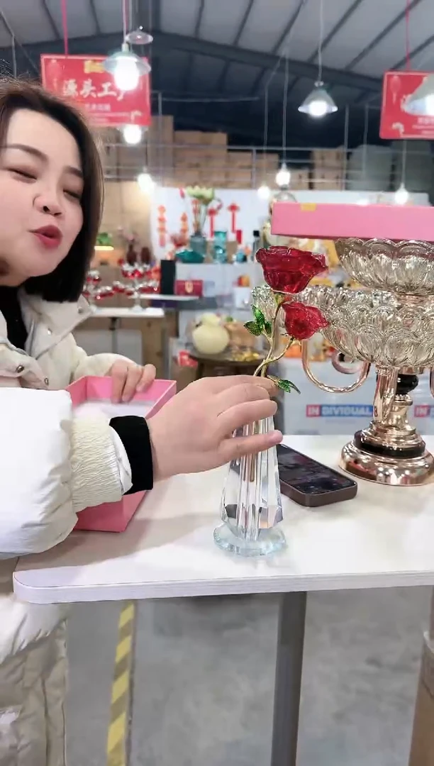 【闪购商品】玻璃于清花器E-早54