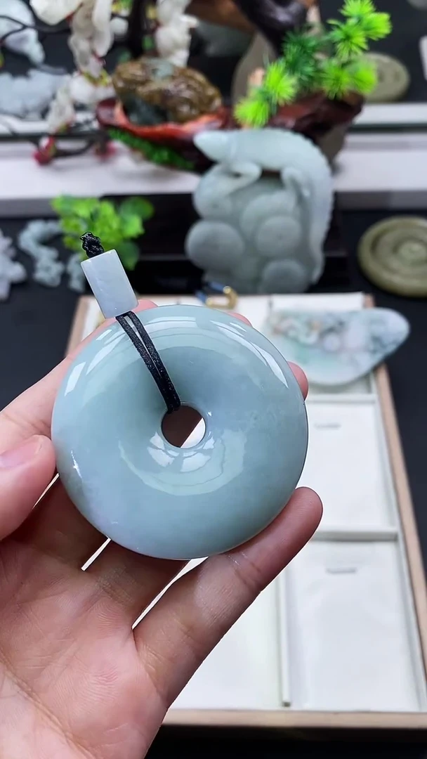 颈饰未镶嵌翡翠天然缅甸A货翡翠
