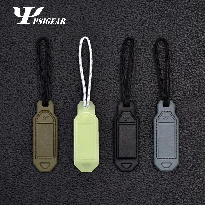 新款PSIGEAR魔术贴拉手PVC夜光背挎包改装拉手个性拉头战术包配件