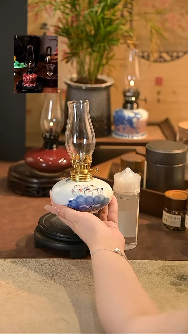 景德镇陶瓷香薰灯摆件