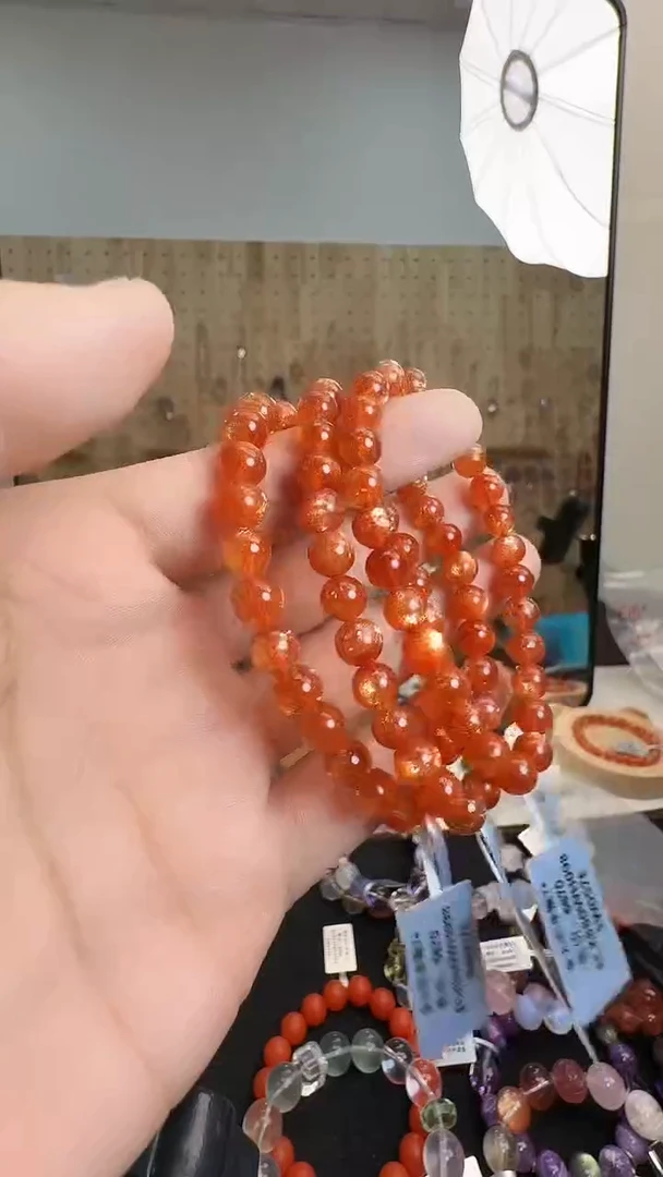 未镶嵌手链日光石村1755 约7mm