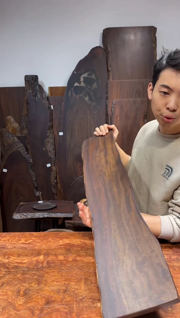 风车木（黑檀木）小****O尺寸82*17*2.5编号930