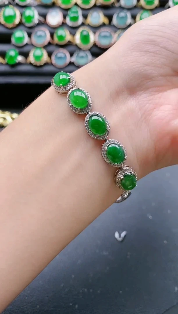 【闪购商品】翡翠戒指银S925镶嵌111111111