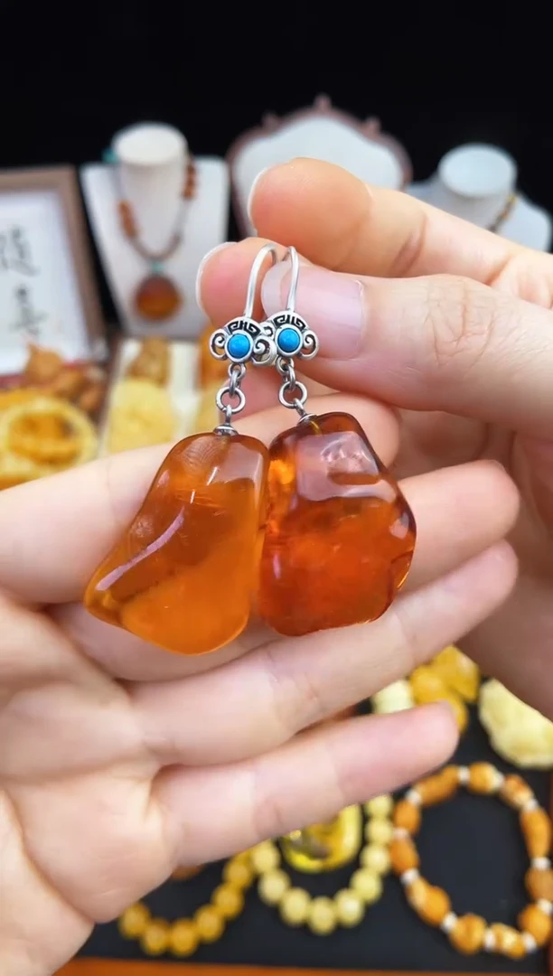 未镶嵌琥珀珠宝奇石柒月