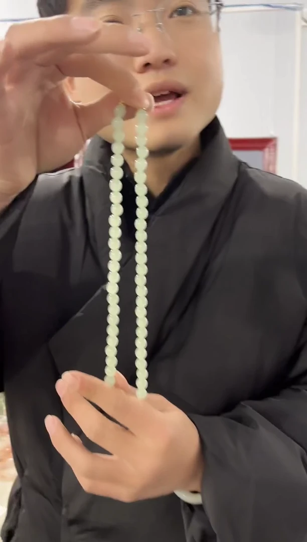 项链合金石英岩玉东陵玉项链拍一发一