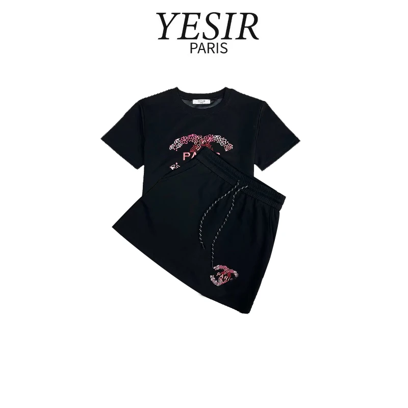 【BAOGE太古仓】TZ25120时尚刺绣花香世界裙裤套装