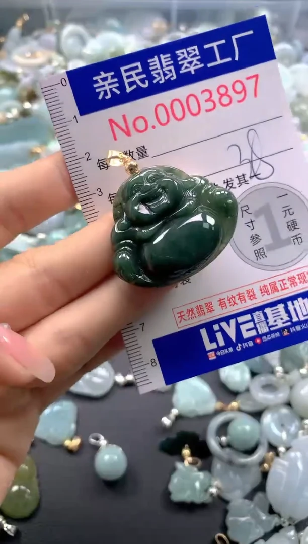 颈饰未镶嵌翡翠3897