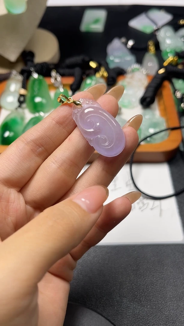 颈饰未镶嵌翡翠所见即所得   一图一物