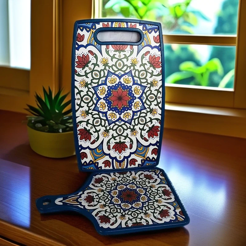 【新疆包邮】anbal 花纹艾德莱斯菜板网红高档家用简约印花神器