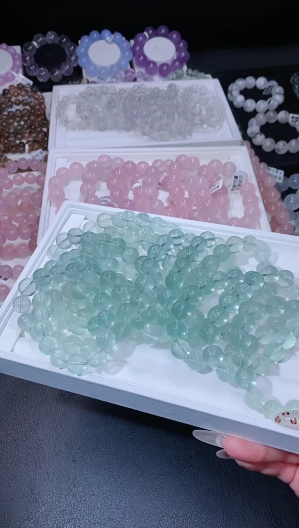 手链未镶嵌萤石328.1绿萤石手串 多样性发其一