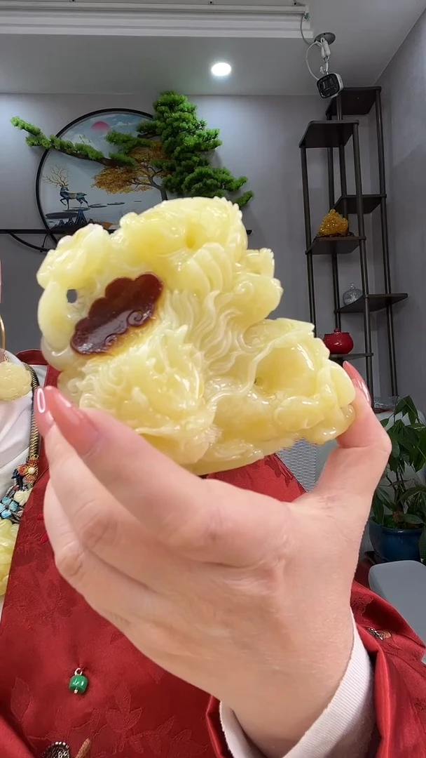 琥珀颈饰未镶嵌项链