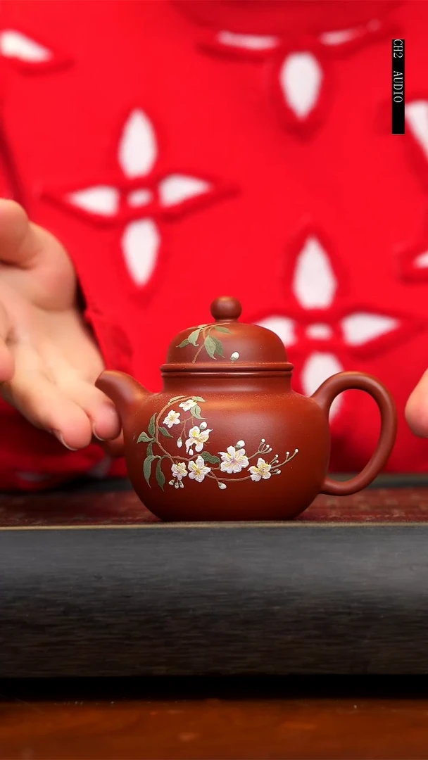 【闪购商品】紫砂茶壶朱泥掇球壶