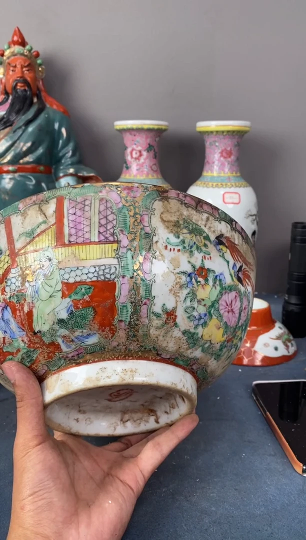 摆件陶567精品老厂瓷器（煤窑烧制）