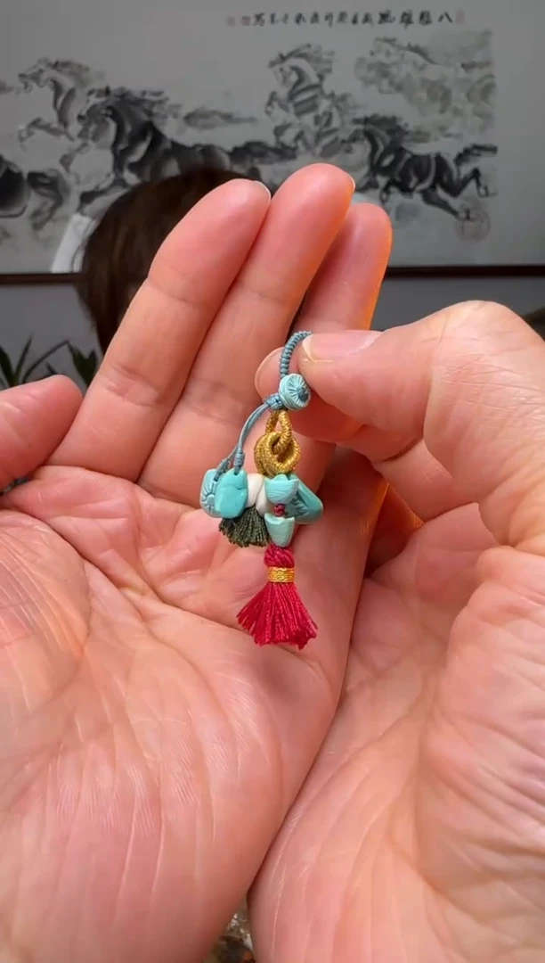 【闪购商品】绿松石提溜未镶嵌时尚百搭A1363