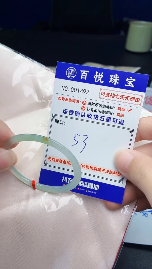 未镶嵌手镯翡翠薄*手镯 贵妃