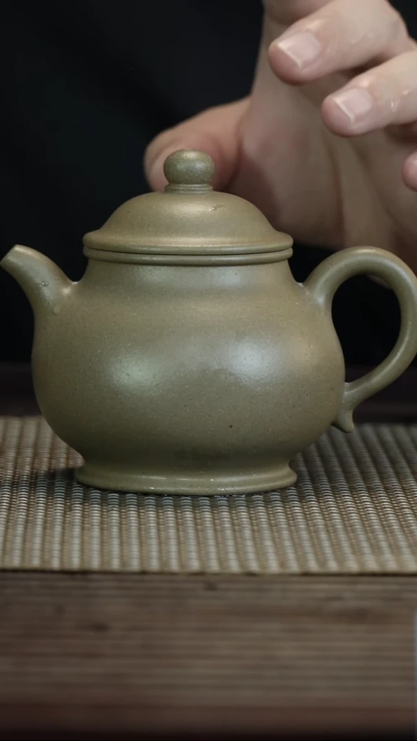 茶壶紫砂青段潘壶半手工210CC高温
