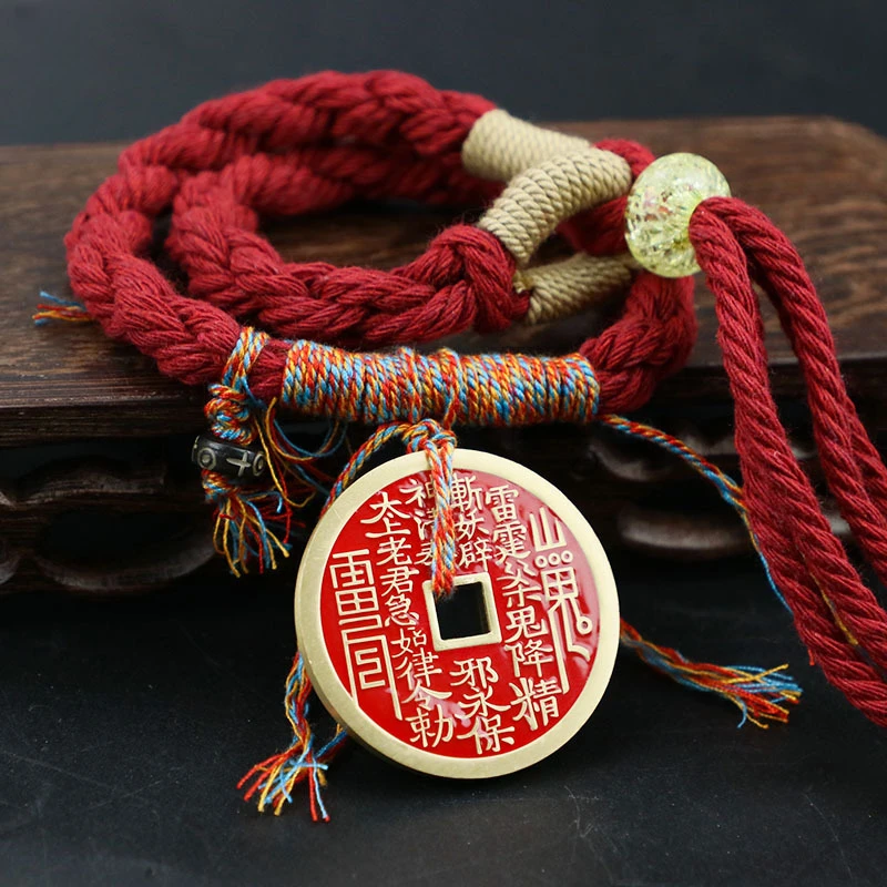 报升8定制 过坛山鬼花钱 手绘随身配饰复古