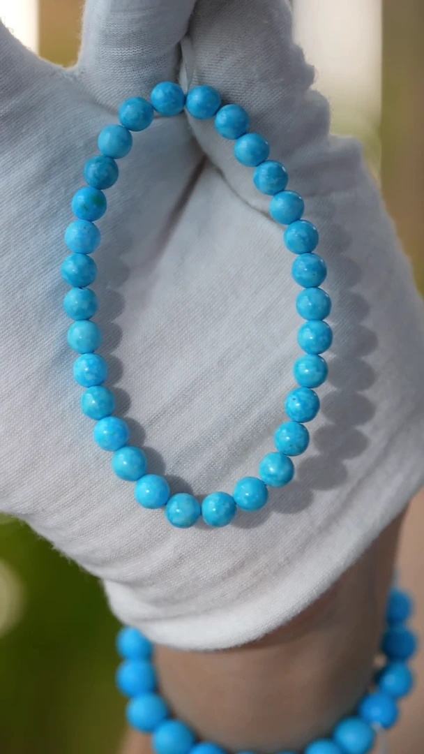 未镶嵌绿松石手链秒拍号17