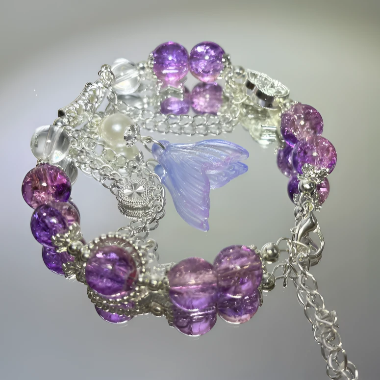 合金玻璃手链 （直播间链接 ）纯手工设计款合金琉璃手链