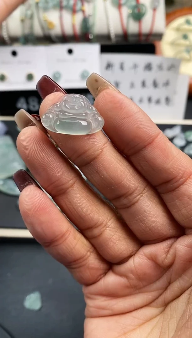 【闪购商品】翡翠裸石600佛公~默认裸石发货