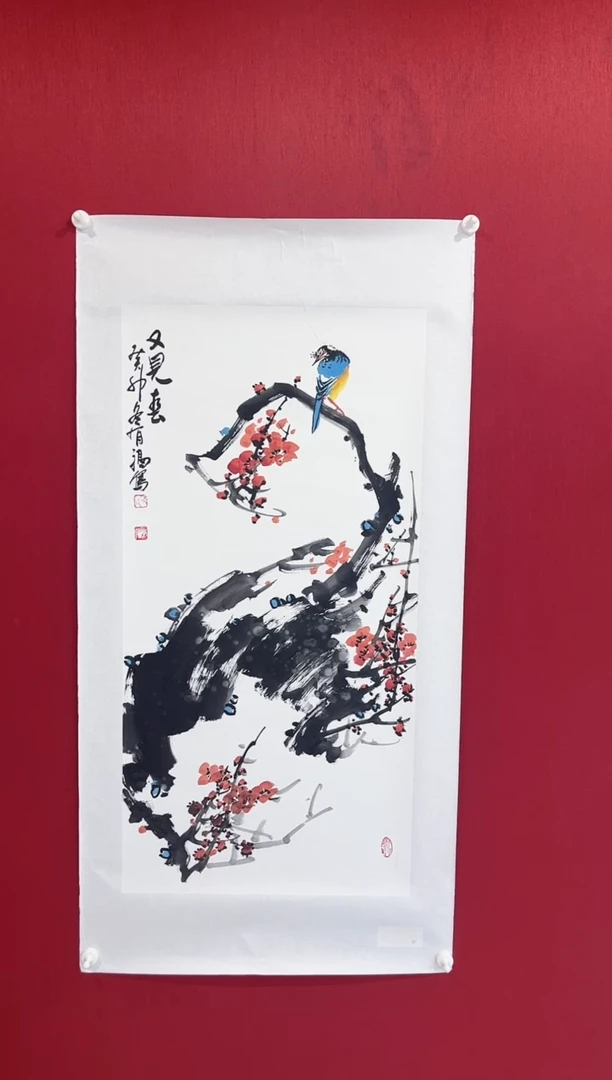 国画梁建甫老师画作