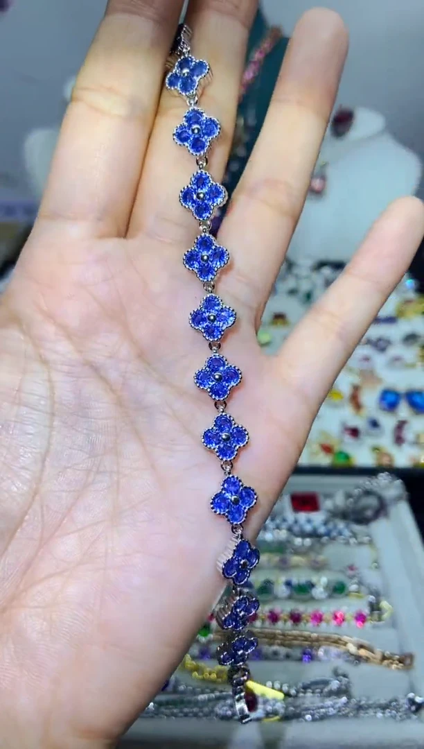 银S925镶嵌戒指烟晶153